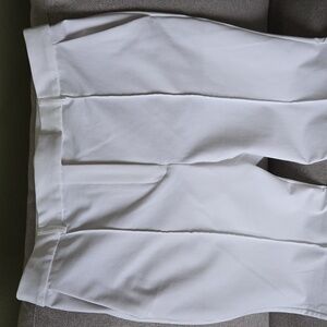 Express Size Large High Rise Boot Cut Pants Bright White